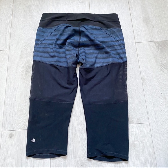 Lululemon Cropped Technical Tights w/ Mesh - Picture 6 of 6